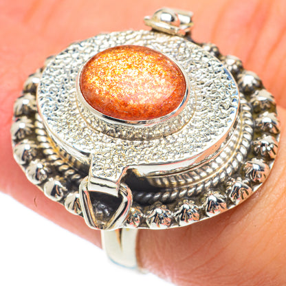 Sunstone Rings handcrafted by Ana Silver Co - RING64838