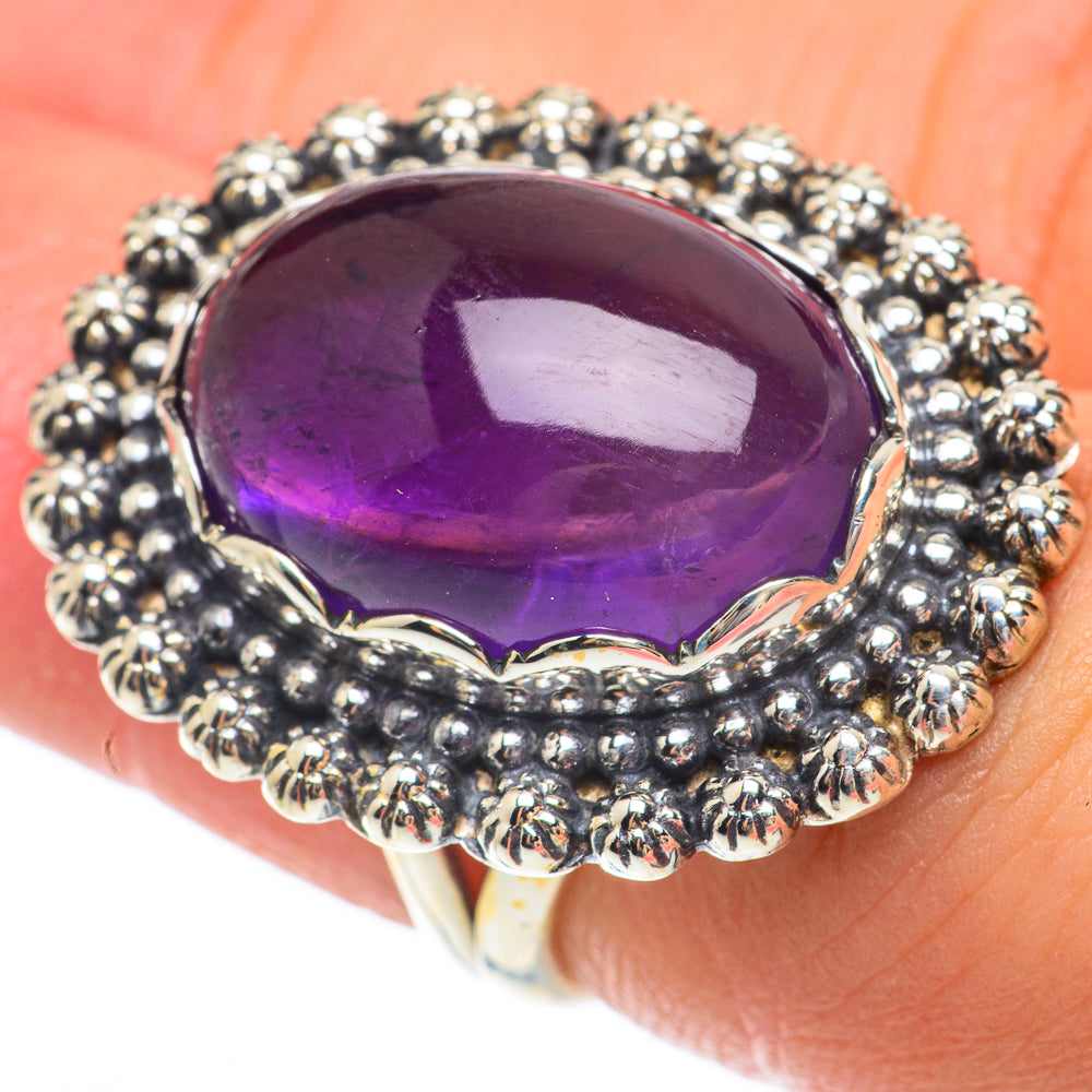Amethyst Rings handcrafted by Ana Silver Co - RING64843