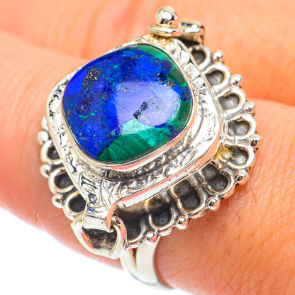 Azurite Rings handcrafted by Ana Silver Co - RING64854