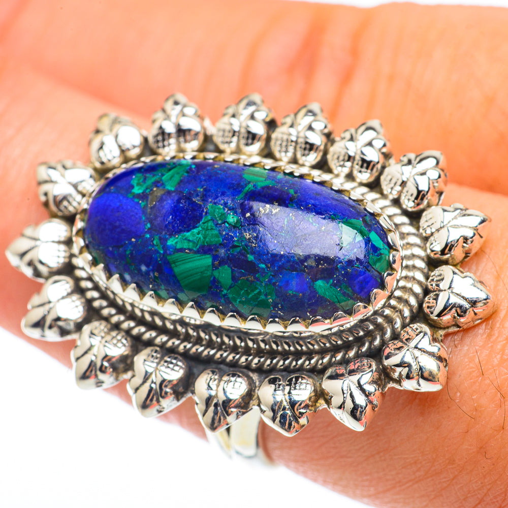 Azurite Rings handcrafted by Ana Silver Co - RING64855