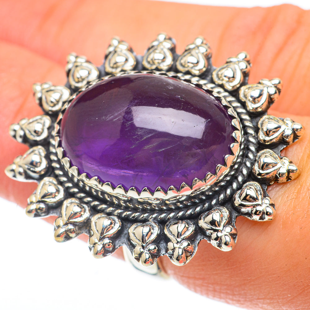 Amethyst Rings handcrafted by Ana Silver Co - RING64874