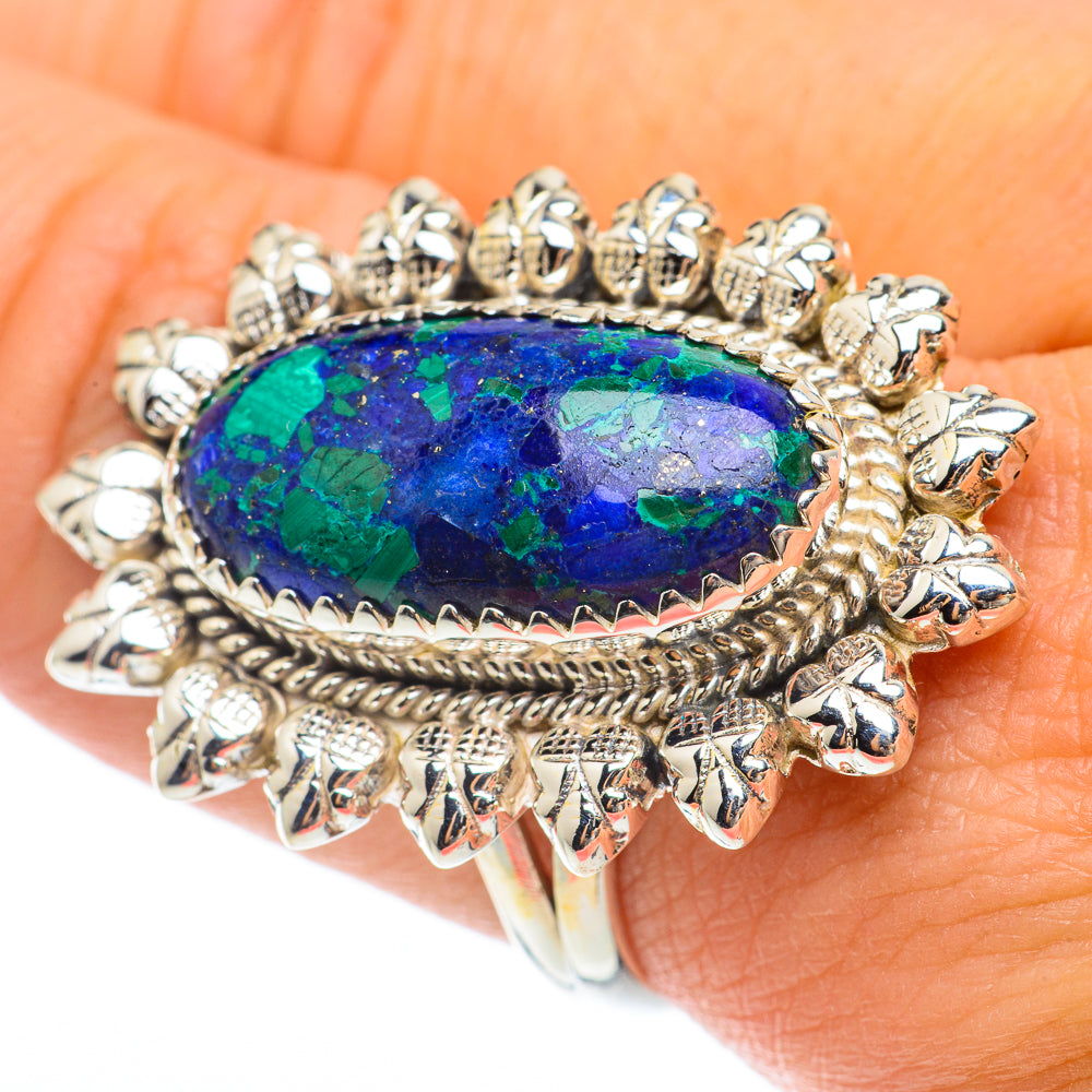 Azurite Rings handcrafted by Ana Silver Co - RING64880