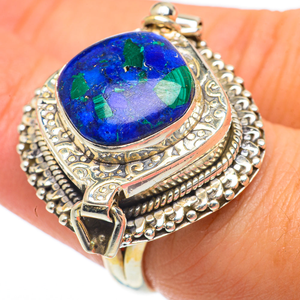 Azurite Rings handcrafted by Ana Silver Co - RING64881