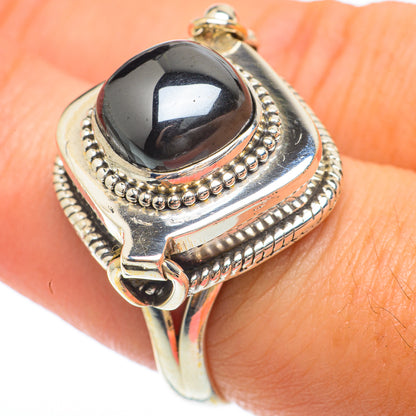 Hematite Rings handcrafted by Ana Silver Co - RING64882
