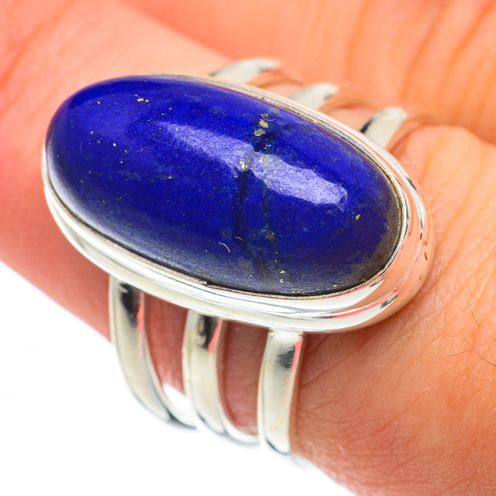 Lapis Lazuli Rings handcrafted by Ana Silver Co - RING64884