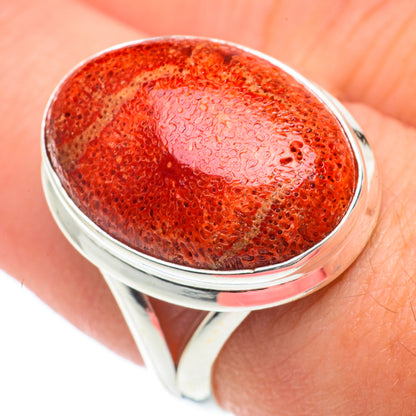 Sponge Coral Rings handcrafted by Ana Silver Co - RING64891