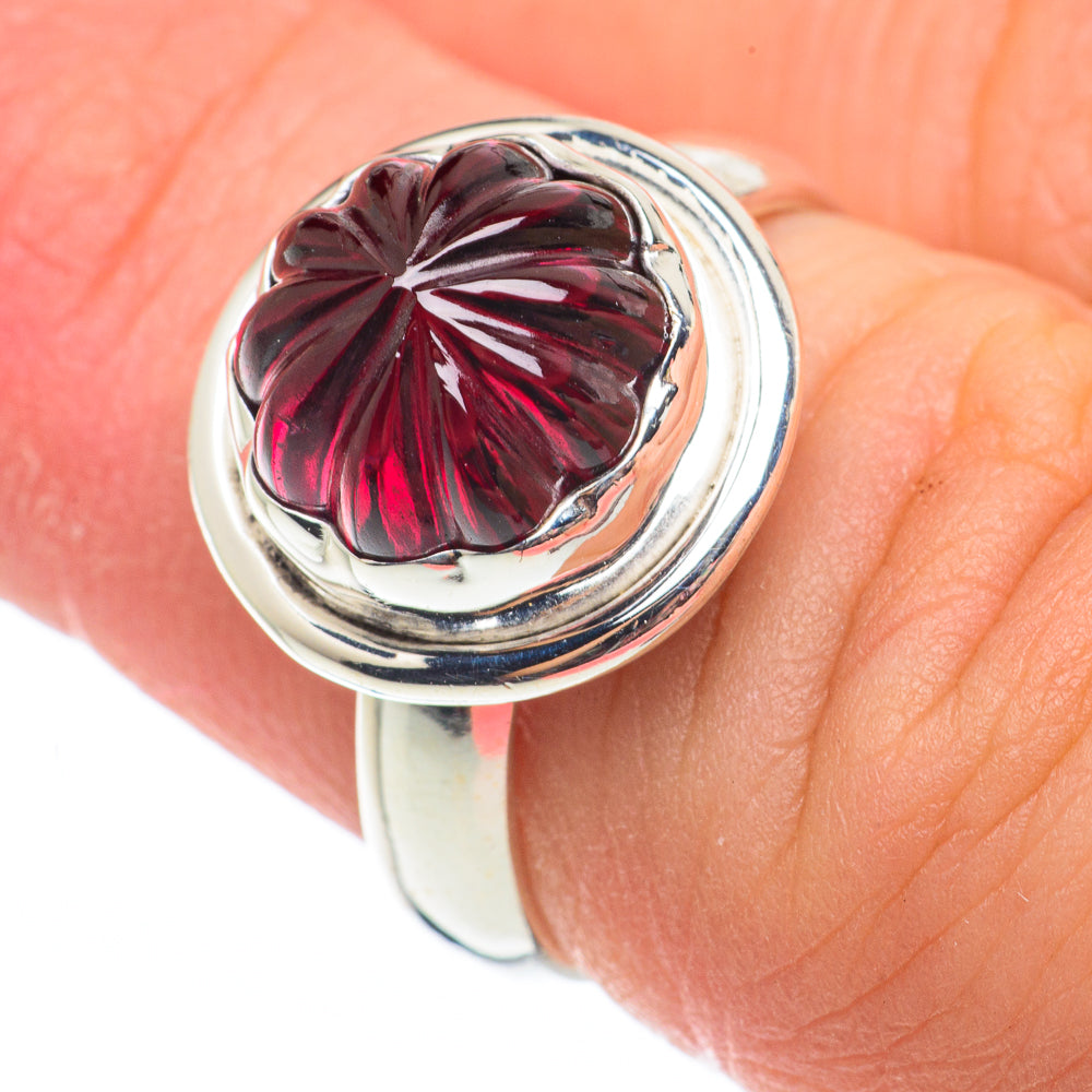 Garnet Rings handcrafted by Ana Silver Co - RING64896