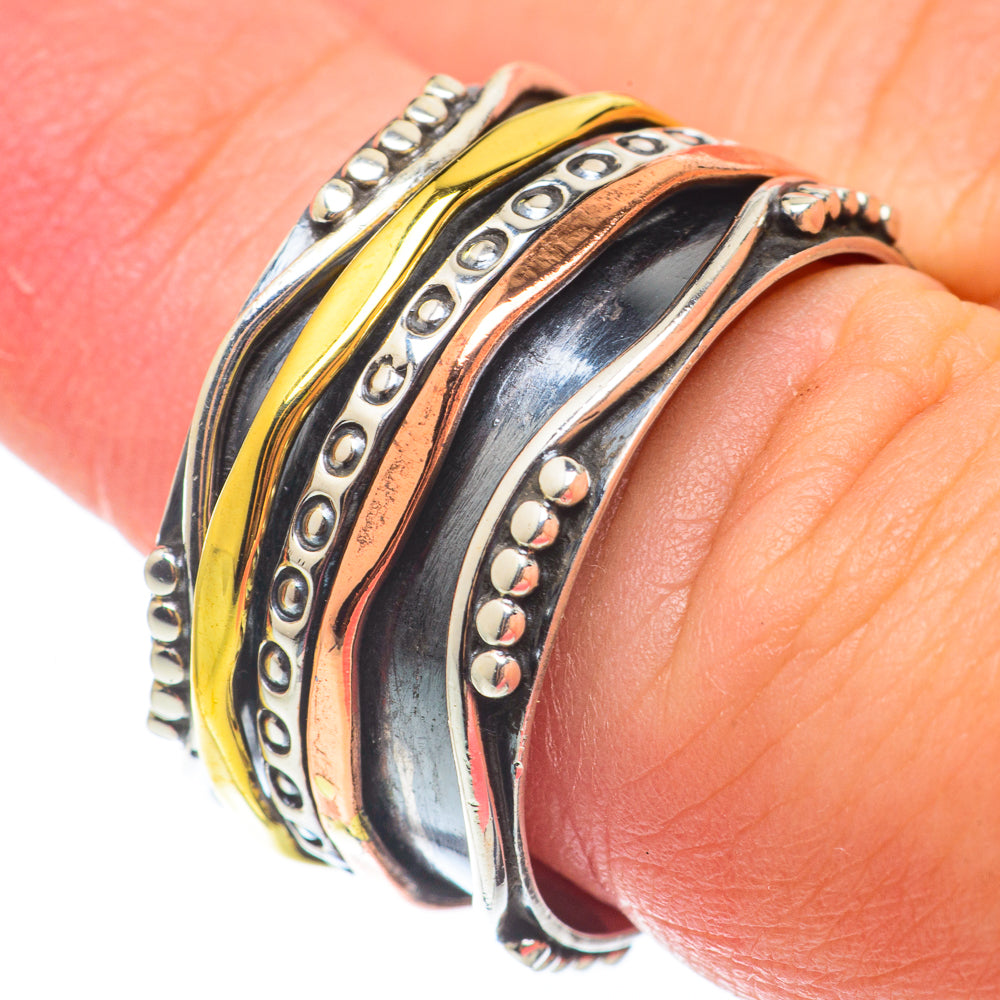 Meditation Spinner Rings handcrafted by Ana Silver Co - RING64898
