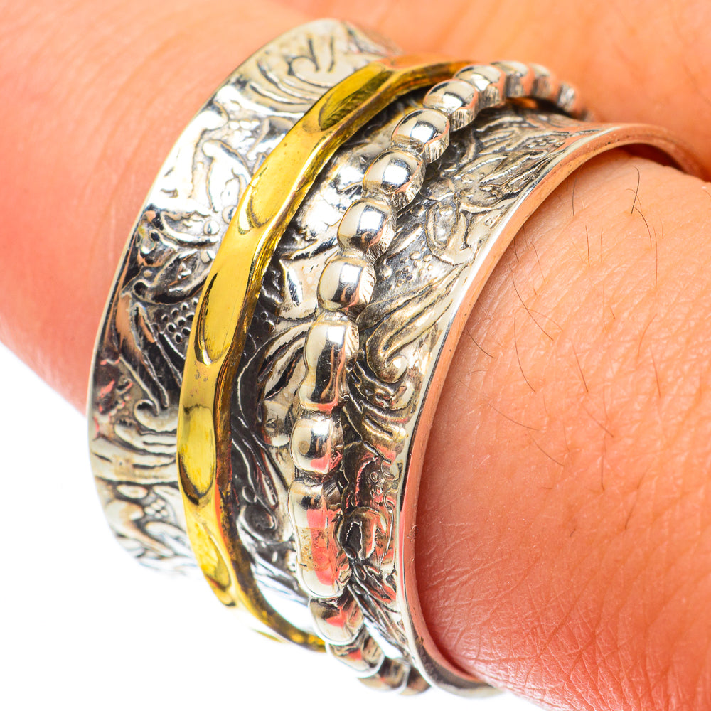Meditation Spinner Rings handcrafted by Ana Silver Co - RING64899