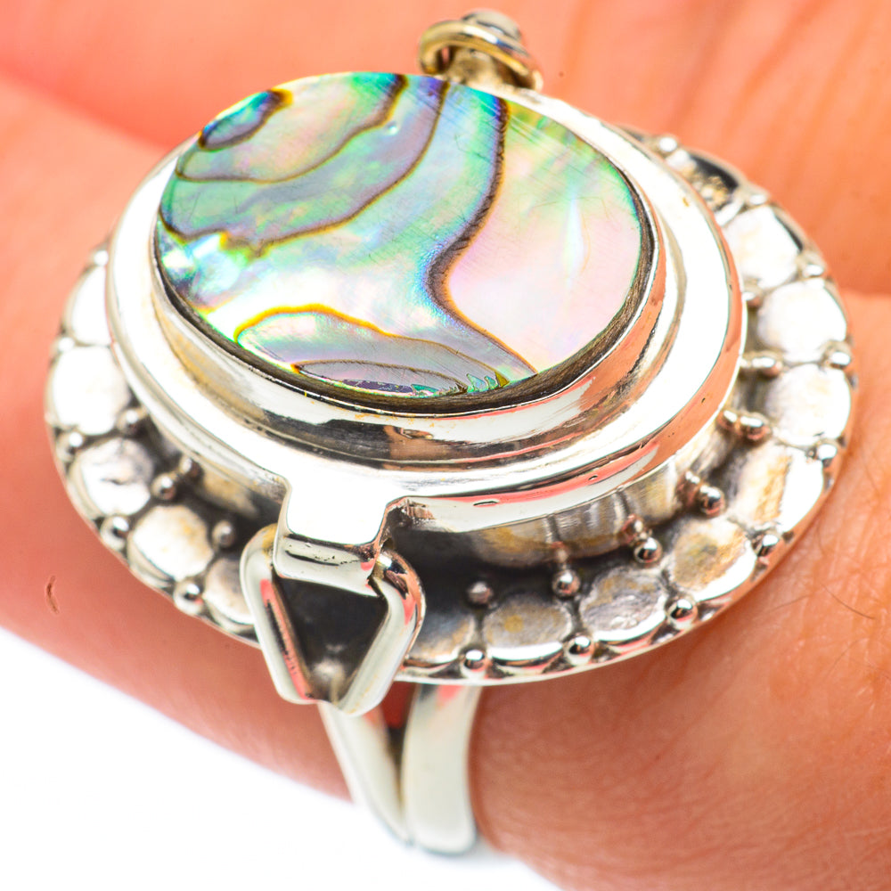 Abalone Shell Rings handcrafted by Ana Silver Co - RING64905