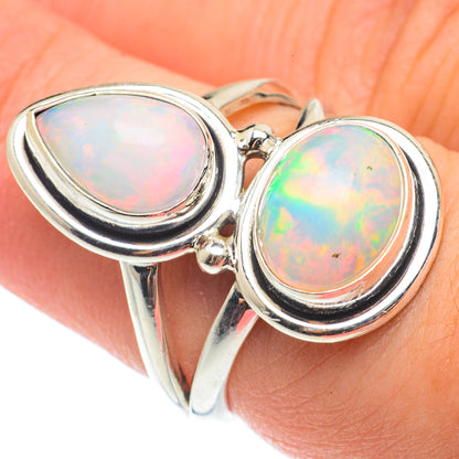 Ethiopian Opal Rings handcrafted by Ana Silver Co - RING64909