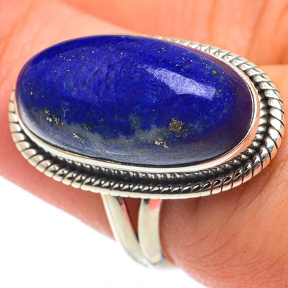 Lapis Lazuli Rings handcrafted by Ana Silver Co - RING64910