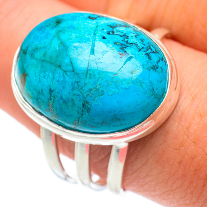 Chrysocolla Rings handcrafted by Ana Silver Co - RING64911