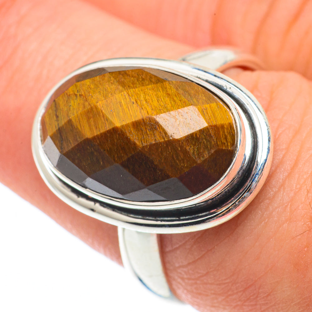 Tiger Eye Rings handcrafted by Ana Silver Co - RING64915