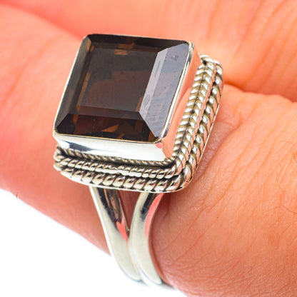 Smoky Quartz Rings handcrafted by Ana Silver Co - RING64916