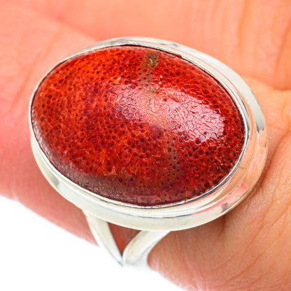 Sponge Coral Rings handcrafted by Ana Silver Co - RING64917