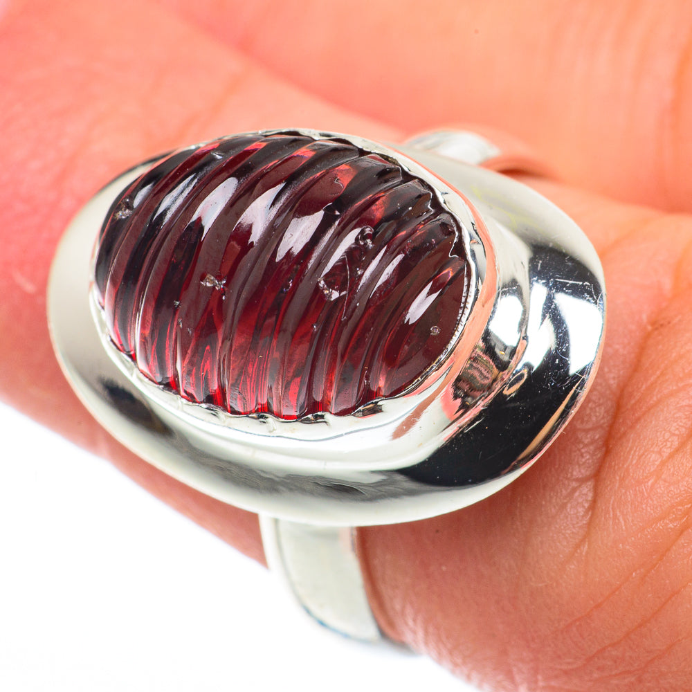 Garnet Rings handcrafted by Ana Silver Co - RING64921