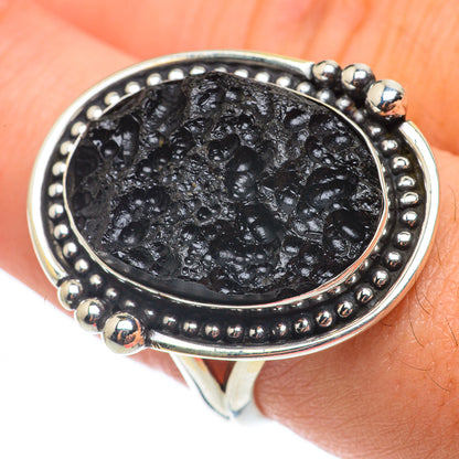 Tektite Rings handcrafted by Ana Silver Co - RING64923