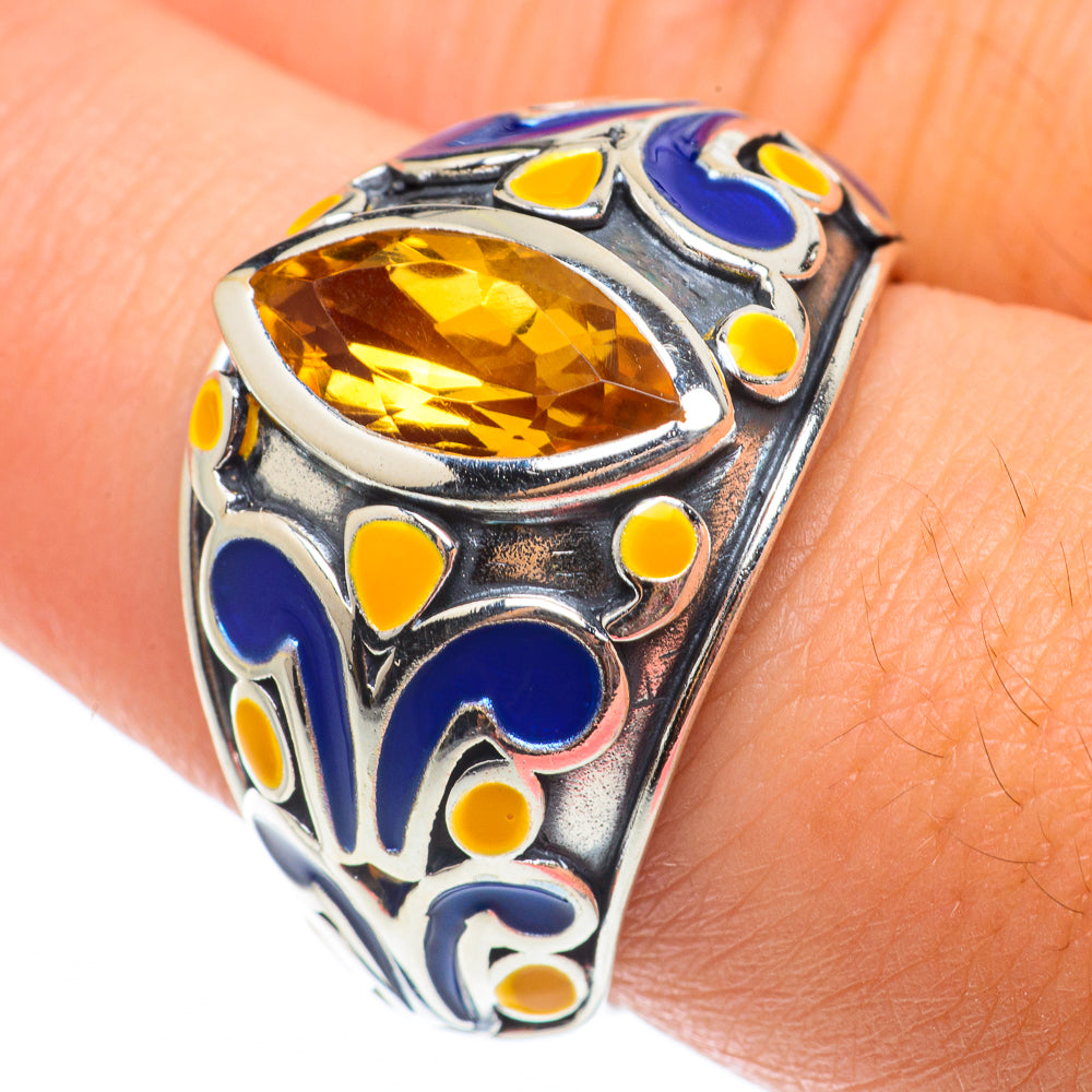 Citrine Rings handcrafted by Ana Silver Co - RING64929