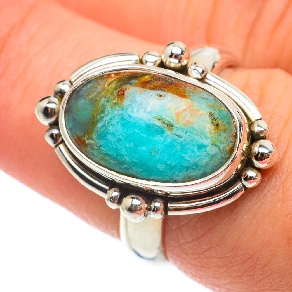 Peruvian Opal Rings handcrafted by Ana Silver Co - RING64936