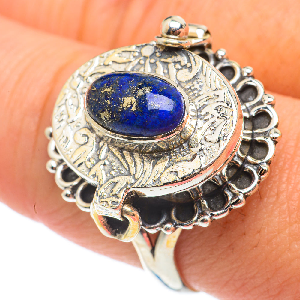 Lapis Lazuli Rings handcrafted by Ana Silver Co - RING64937