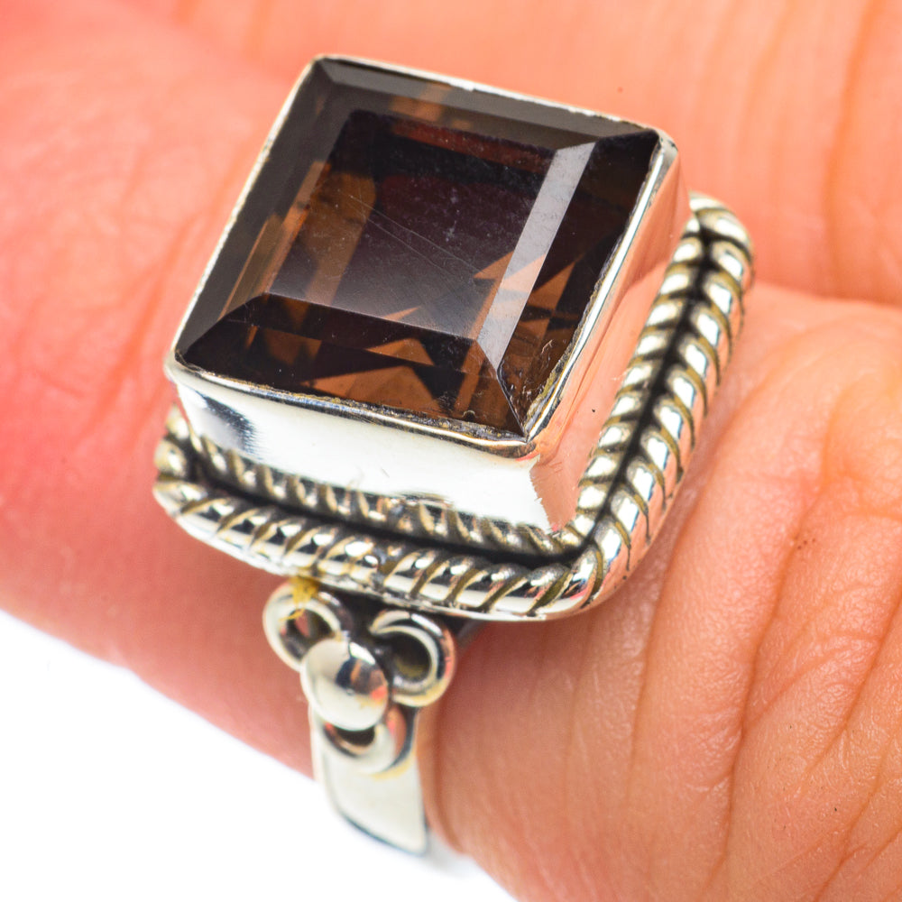 Smoky Quartz Rings handcrafted by Ana Silver Co - RING64941