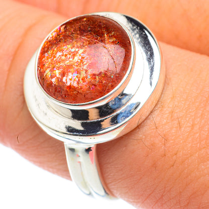 Sunstone Rings handcrafted by Ana Silver Co - RING64943