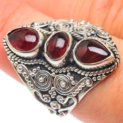 Garnet Rings handcrafted by Ana Silver Co - RING64948