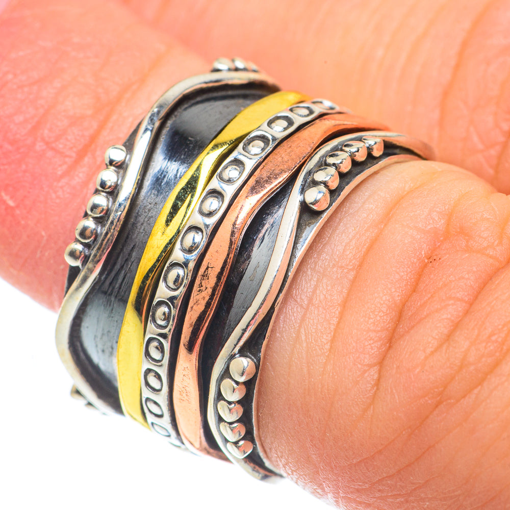 Meditation Spinner Rings handcrafted by Ana Silver Co - RING64950
