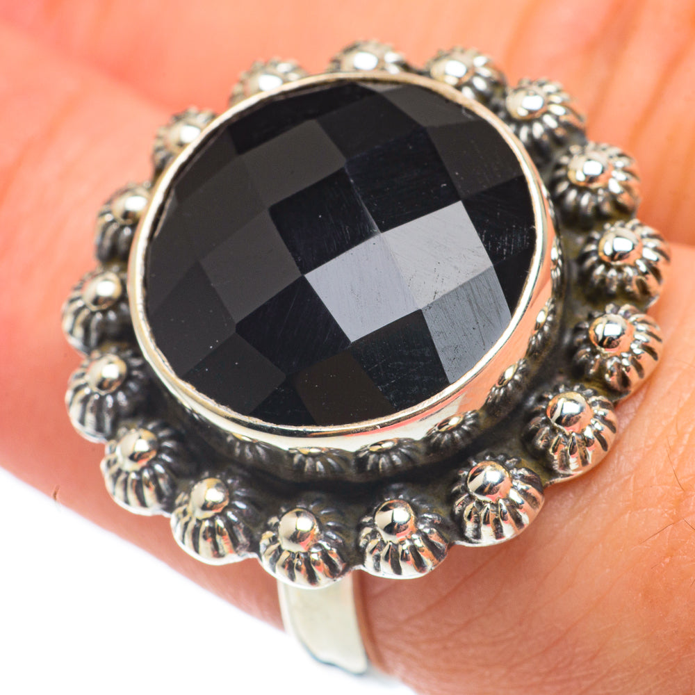 Black Onyx Rings handcrafted by Ana Silver Co - RING64951