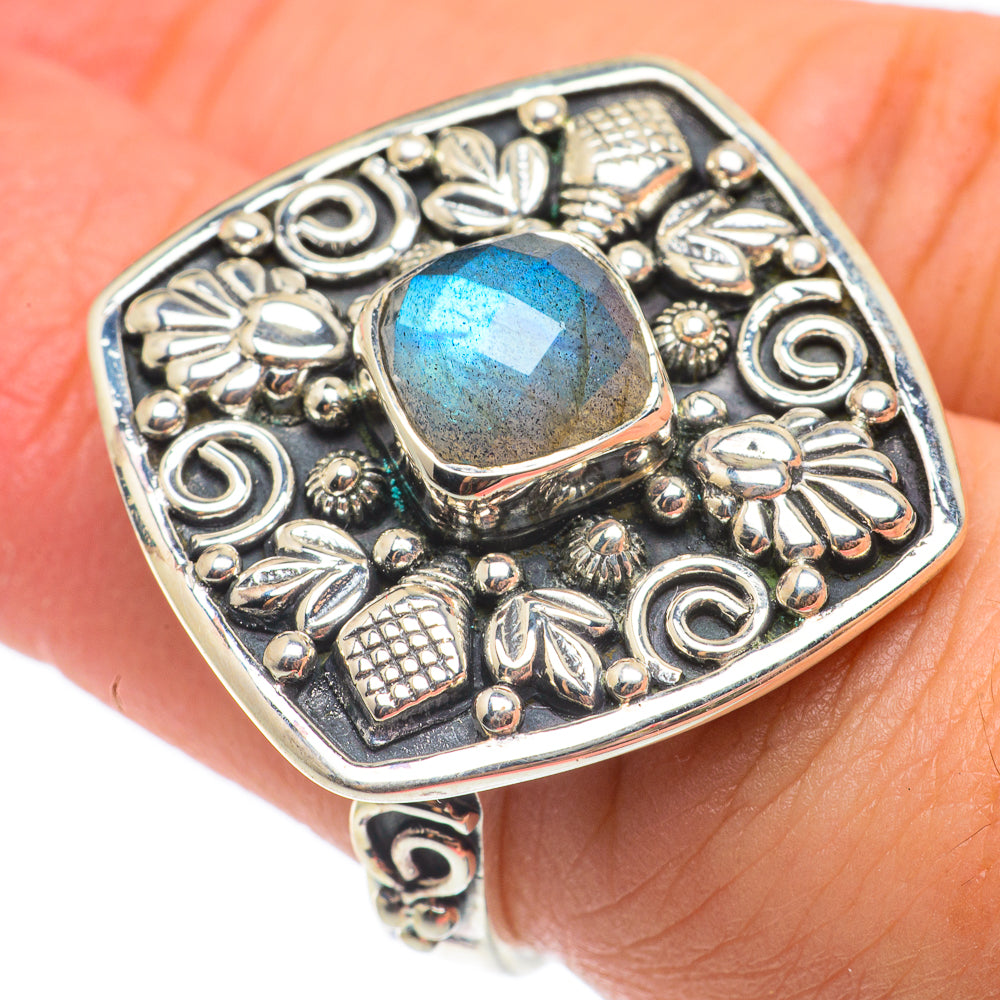 Labradorite Rings handcrafted by Ana Silver Co - RING64960