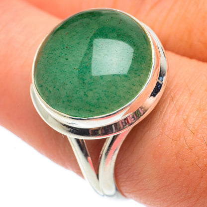 Green Aventurine Rings handcrafted by Ana Silver Co - RING64963