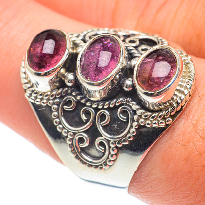Pink Tourmaline Rings handcrafted by Ana Silver Co - RING64969