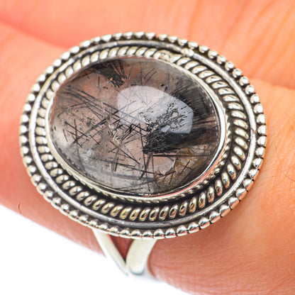 Tourmalinated Quartz Rings handcrafted by Ana Silver Co - RING64972