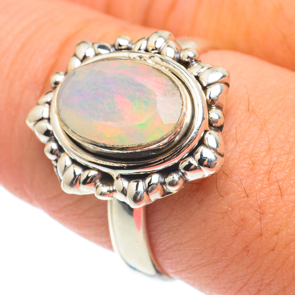 Ethiopian Opal Rings handcrafted by Ana Silver Co - RING64978