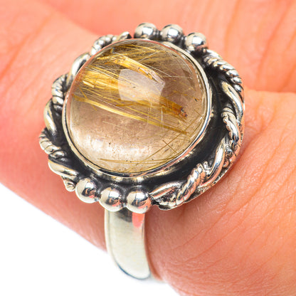 Rutilated Quartz Rings handcrafted by Ana Silver Co - RING64994