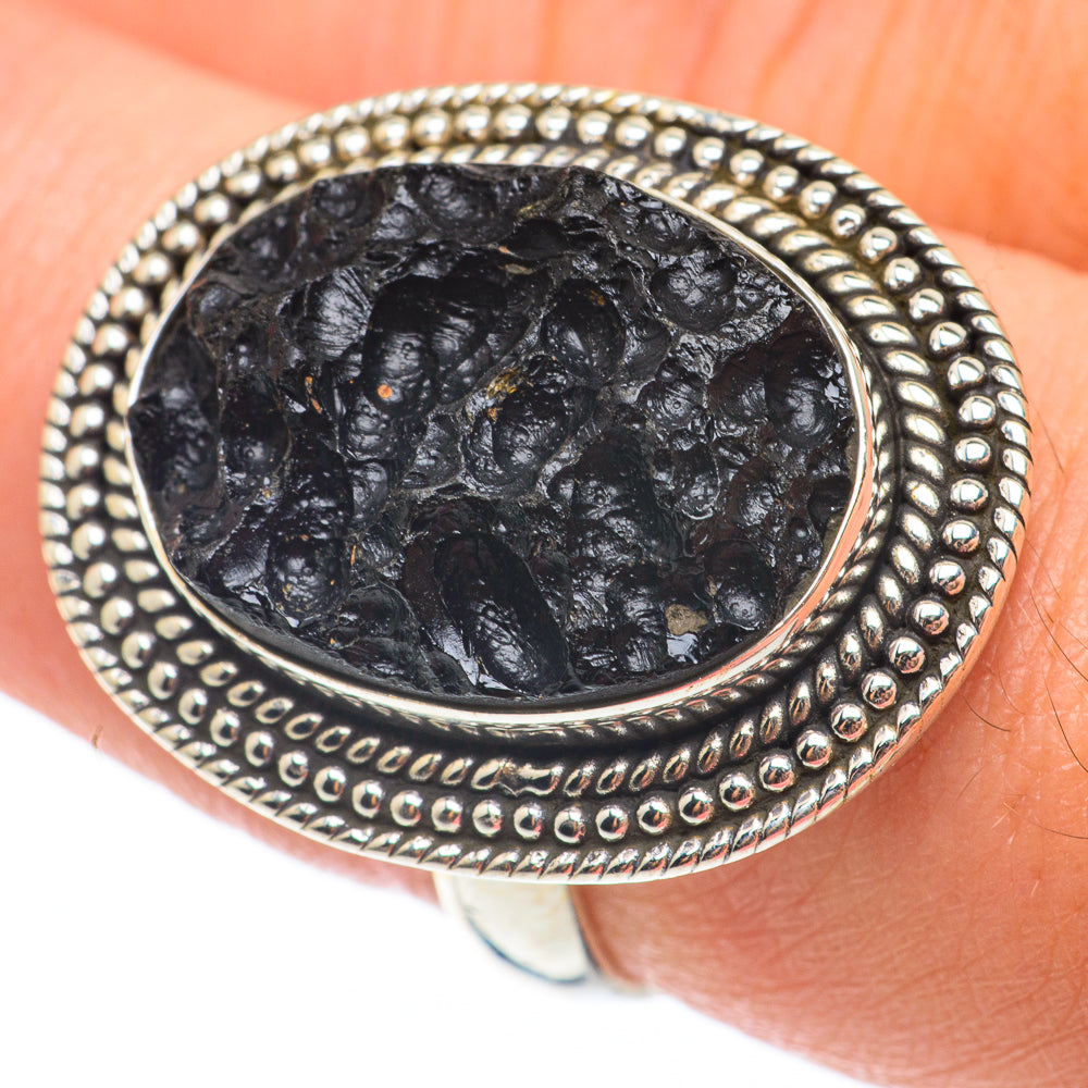Tektite Rings handcrafted by Ana Silver Co - RING64996