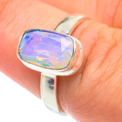 Ethiopian Opal Rings handcrafted by Ana Silver Co - RING64999