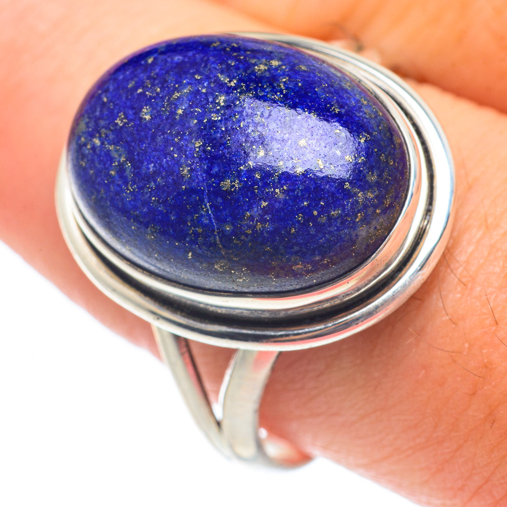 Lapis Lazuli Rings handcrafted by Ana Silver Co - RING65003