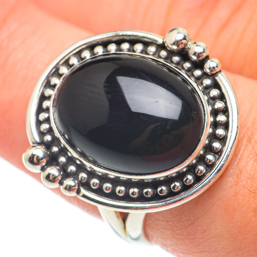 Black Onyx Rings handcrafted by Ana Silver Co - RING65017