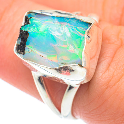 Ethiopian Opal Rings handcrafted by Ana Silver Co - RING65019