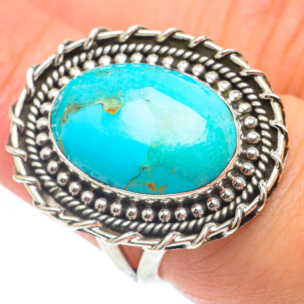 Chrysocolla Rings handcrafted by Ana Silver Co - RING65022