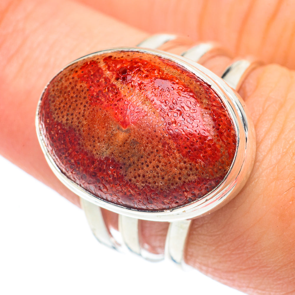 Sponge Coral Rings handcrafted by Ana Silver Co - RING65029