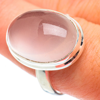 Rose Quartz Rings handcrafted by Ana Silver Co - RING65032