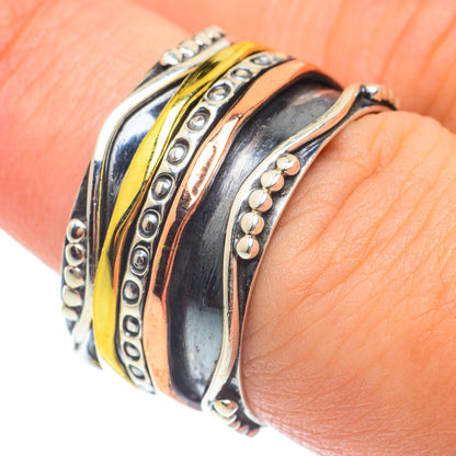 Meditation Spinner Rings handcrafted by Ana Silver Co - RING65034