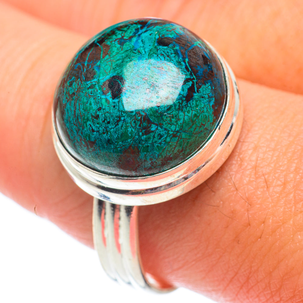 Shattuckite Rings handcrafted by Ana Silver Co - RING65044