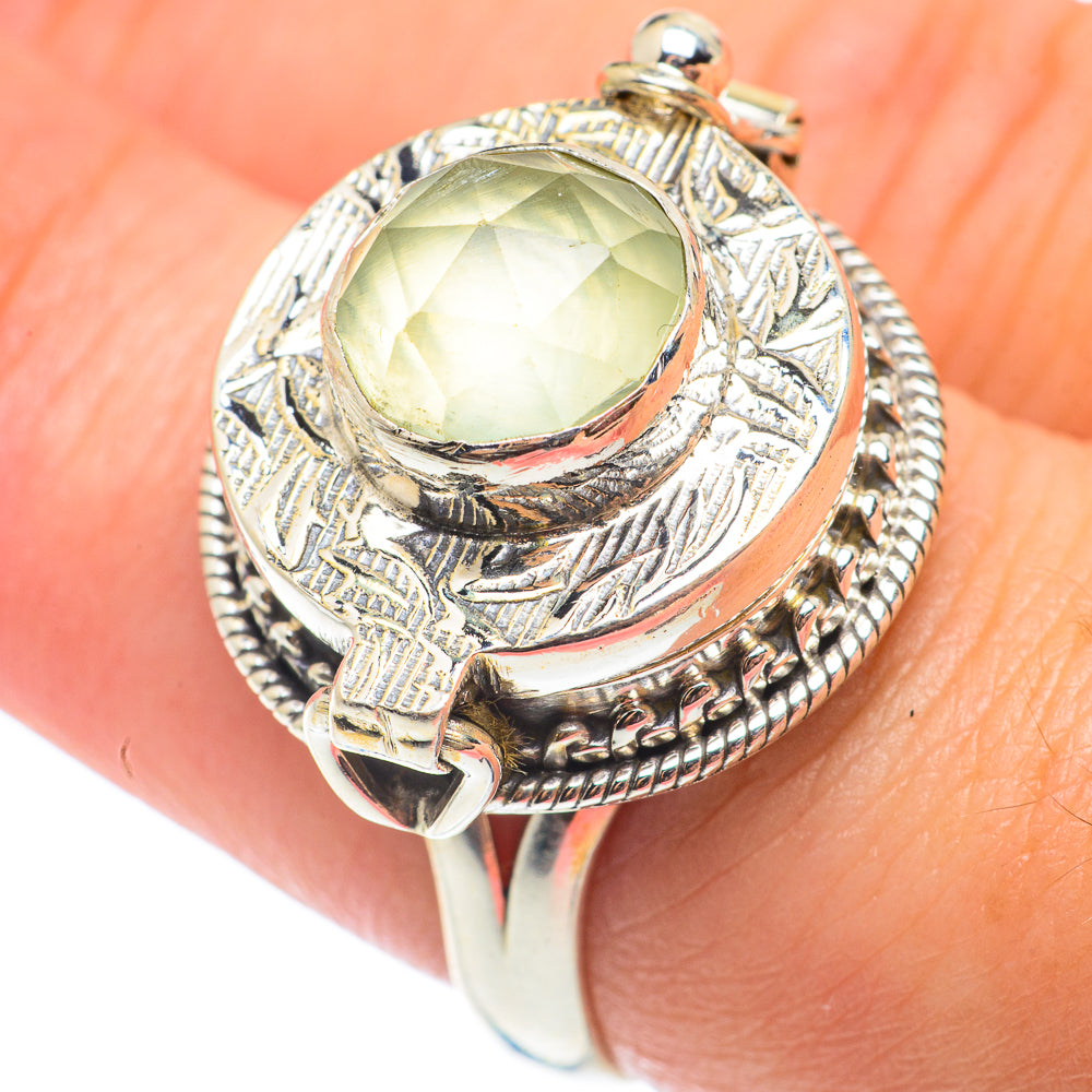 Prehnite Rings handcrafted by Ana Silver Co - RING65045