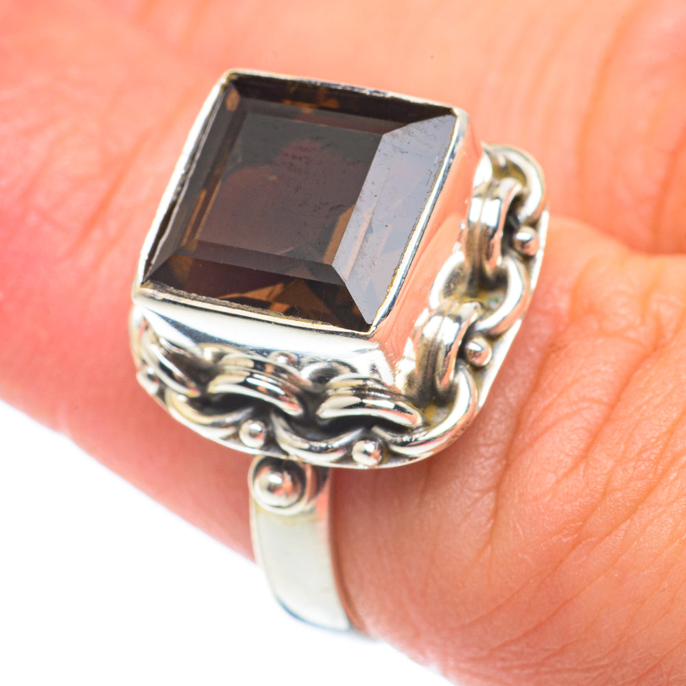 Smoky Quartz Rings handcrafted by Ana Silver Co - RING65047