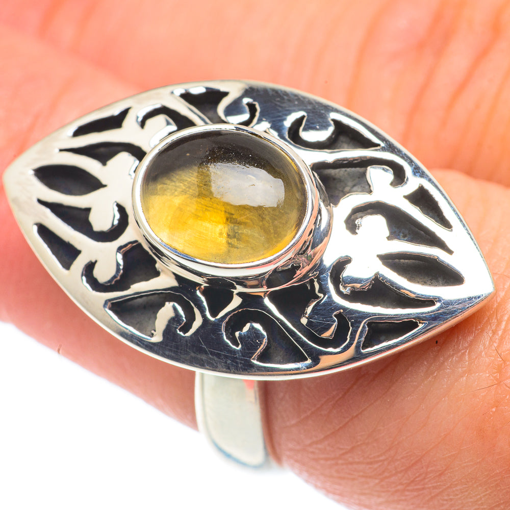 Citrine Rings handcrafted by Ana Silver Co - RING65049