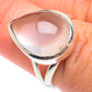 Rose Quartz Rings handcrafted by Ana Silver Co - RING65051
